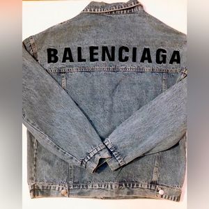Weekend sale Balenciaga black logo denim $175